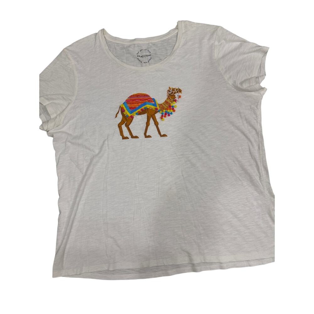 Krazy Kat Camel T-Shirt - Size XL